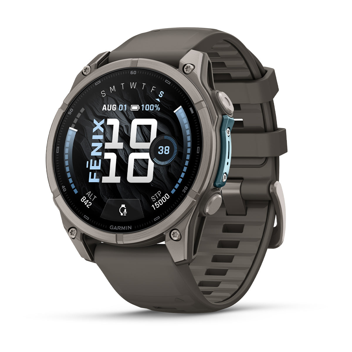 Garmin fenix 9 47mm AMOLED Sapphire GPS Smartwatch - front view