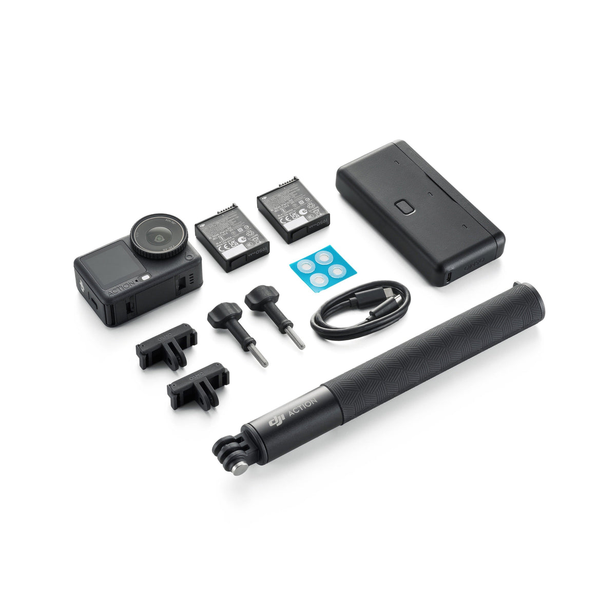 DJI Osmo Action 6 8K Action Camera Adventure Combo - what's in the box