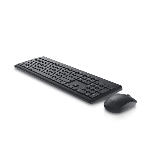 DELL Wireless Keyboard & Mouse Set - RF Wireless, QWERTY UK Layout, Black | KM3322W