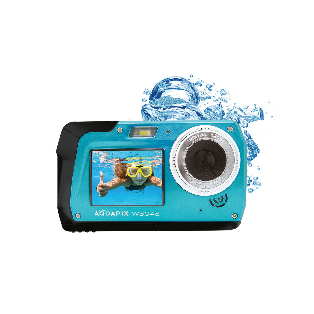 EasyPix Aquapix W3048 Edge Camera - Ice Blue | 267-10075