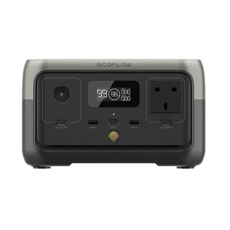 EcoFlow River 2 Portable Power Station | ZMR600-B-UK