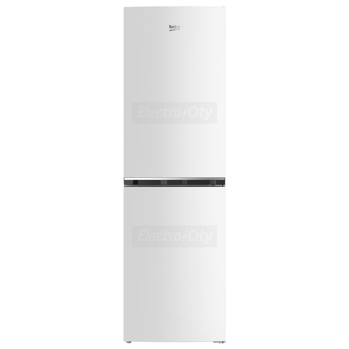 Beko 257L 60/40 Fridge Freezer with Large Salad Crisper - White - front view