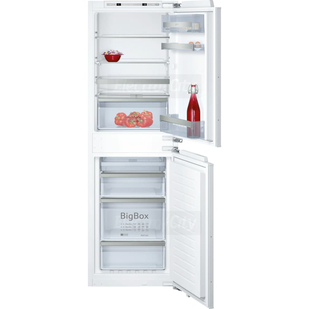 NEFF N70 KI7853D30G built-in NoFrost fridge freezer in White
