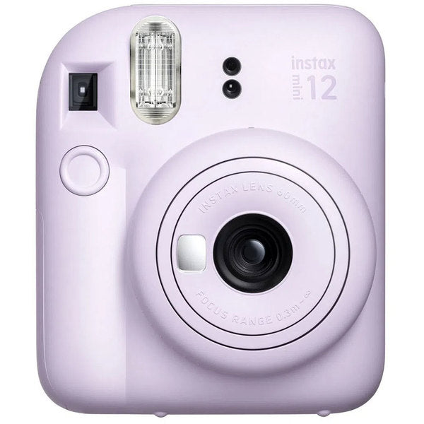FUJIFILM instax mini 12 Instant Camera Lilac Purple - front view
