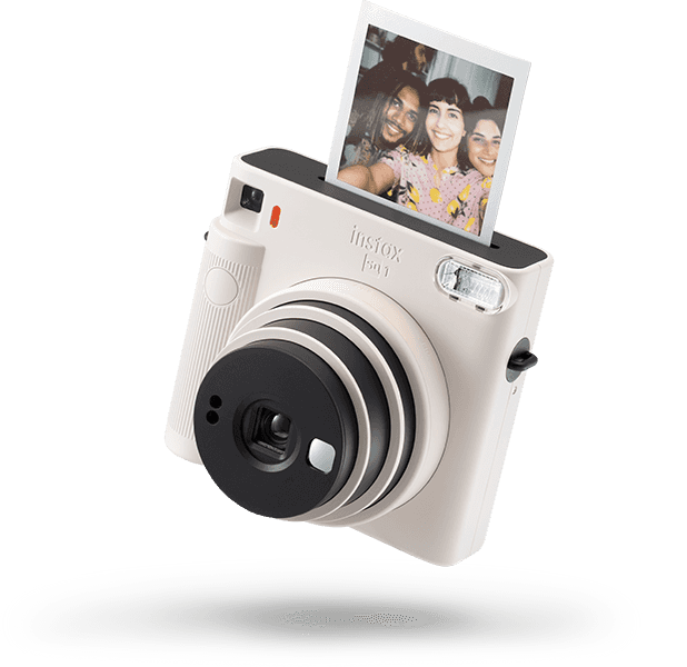 FUJIFILM instax SQUARE SQ1 Instant Camera Chalk White - official product image