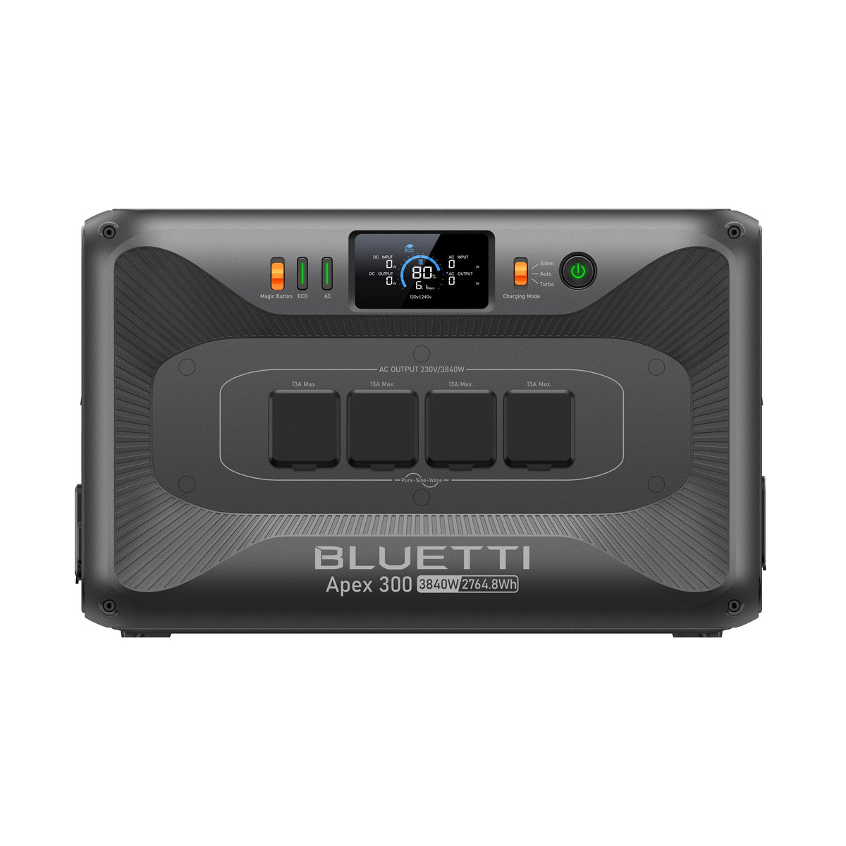 BLUETTI Apex 300 2,764.8Wh 3,840W Portable Power Station - front view