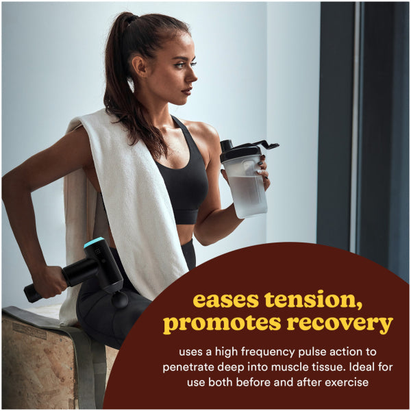 Homedics Black Physio Massage Gun | UK-PGM-200-E