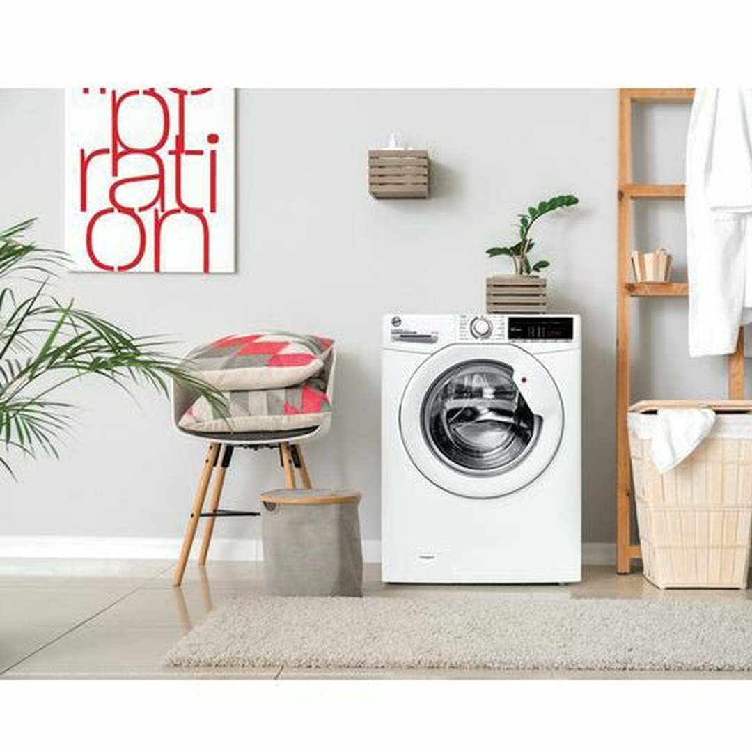 Hoover H-Wash 300 NFC 8KG 1400 RPM Freestanding Washing Machine - White | H3W48TA4/1-80 Hoover Washing Machine Euronics Ireland