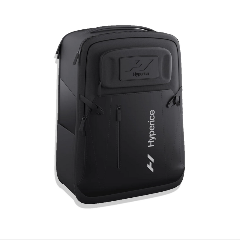 Hyperice Normatec Backpack 30L, black, front product view (alternate retailer)