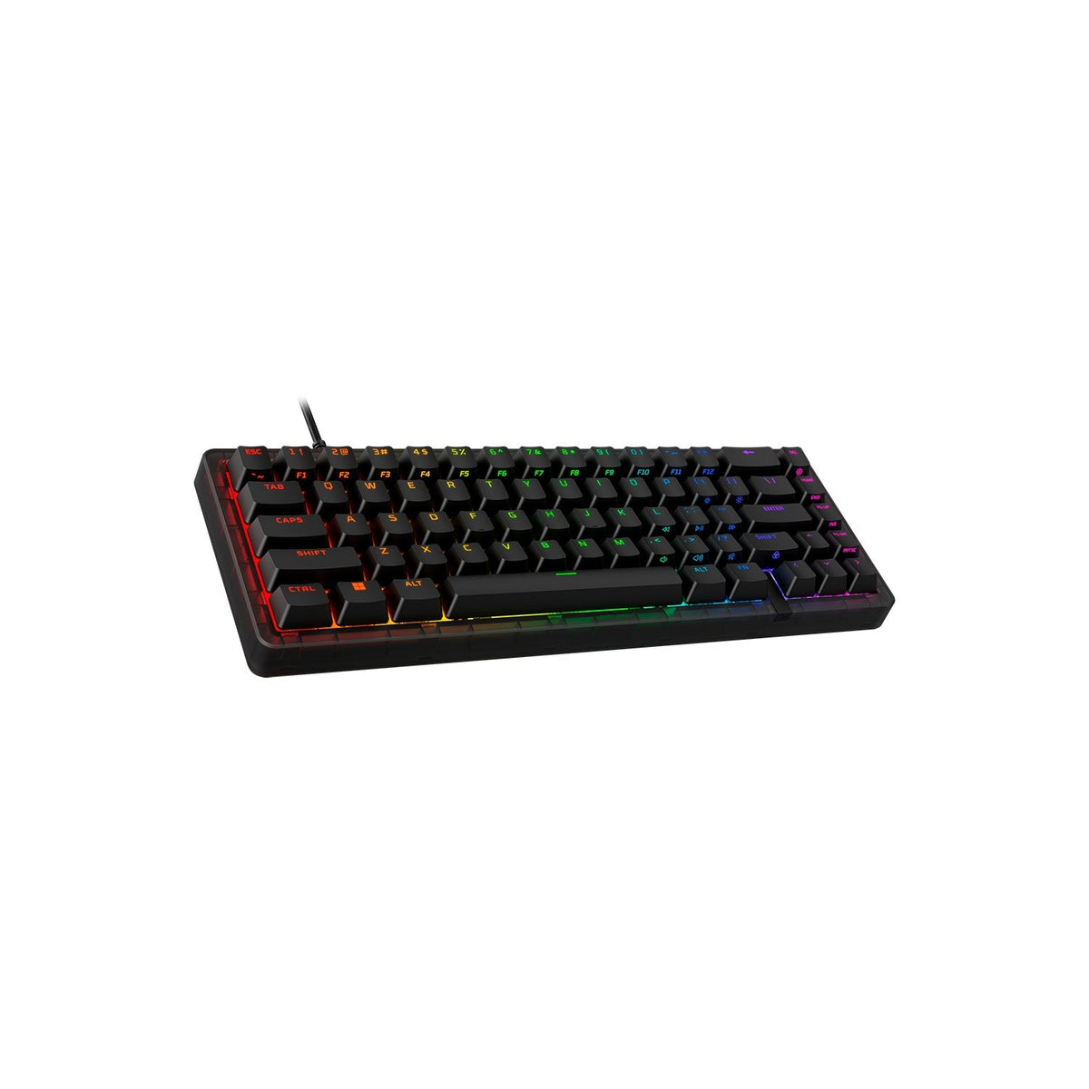 HyperX Origins 2 65 Wired Mechanical Gaming Keyboard, UK Layout - Black - RGB lighting