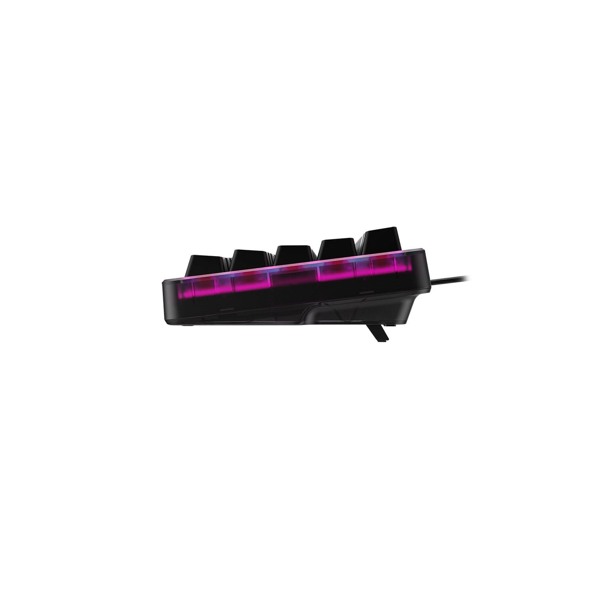 HyperX Origins 2 65 Wired Mechanical Gaming Keyboard, UK Layout - Black - side profile