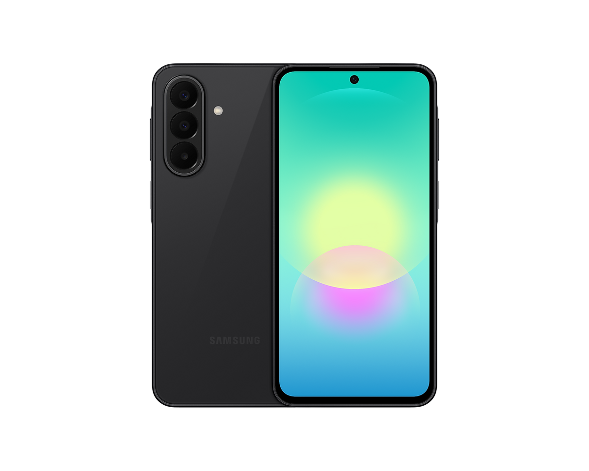Samsung Galaxy A27 5G 128GB Smartphone - Black - front and back