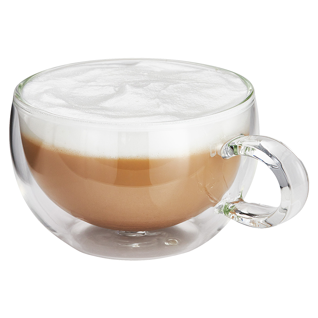 Judge JDG62 Duo Form cappuccino glass set, 250ml product image 1