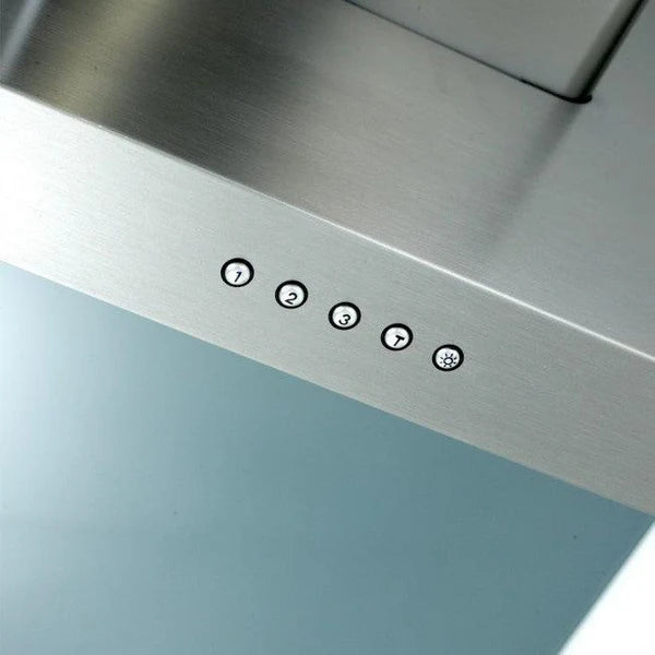 Luxair 110cm Flat Chimney Cooker Hood - Stainless Steel | LA-110-FLT-SS