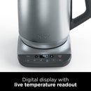 Ninja Stainless Steel Perfect Temperature Kettle, Rapid Boil | KT201UK