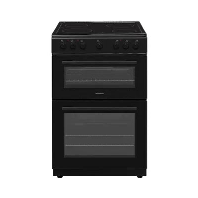 Nordmende 60cm Twin Cavity Electric Cooker with Ceramic Hob | Black | CTEC63BK