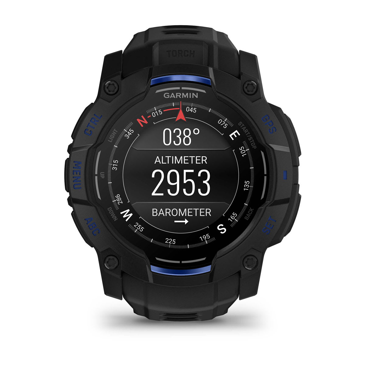 Garmin Instinct 3 50mm AMOLED Rugged GPS Smartwatch - display screen