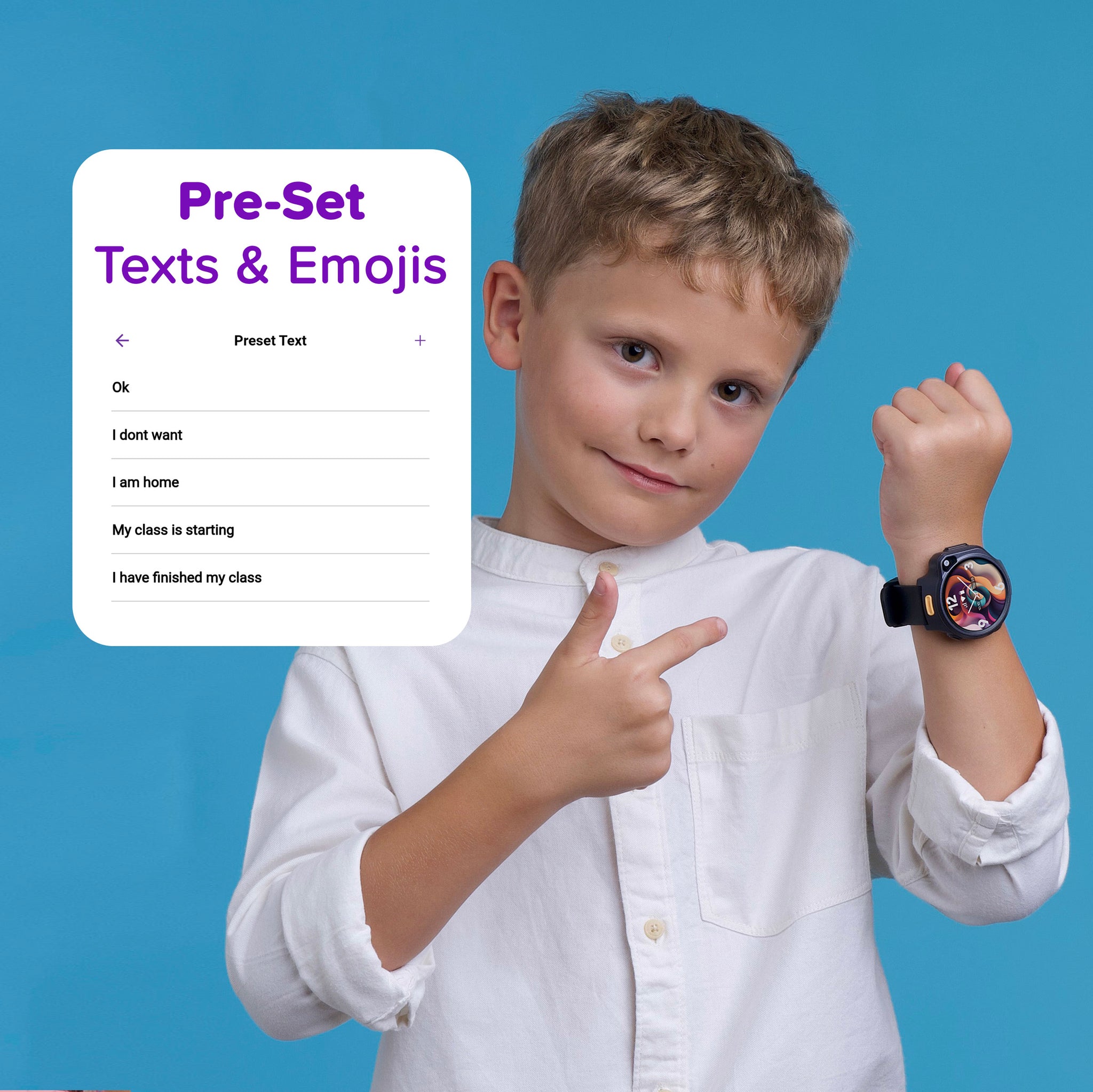 myFirst Fone S3 - 4G Kids Smart Watch with 1.4" Round AMOLED & GPS - Cotton Candy | 256-KW1401SE-CC01