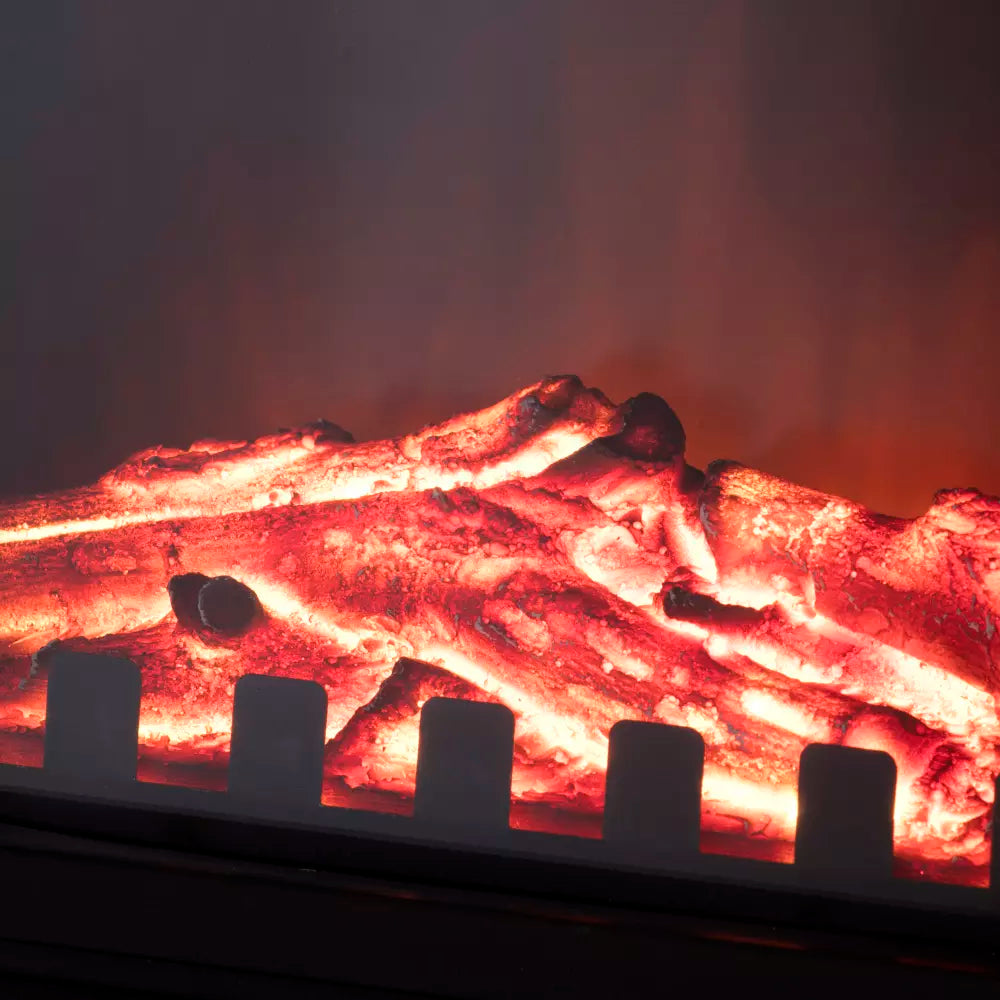 Warmlite Mable WL46021 stove fire LED log flame effect close-up