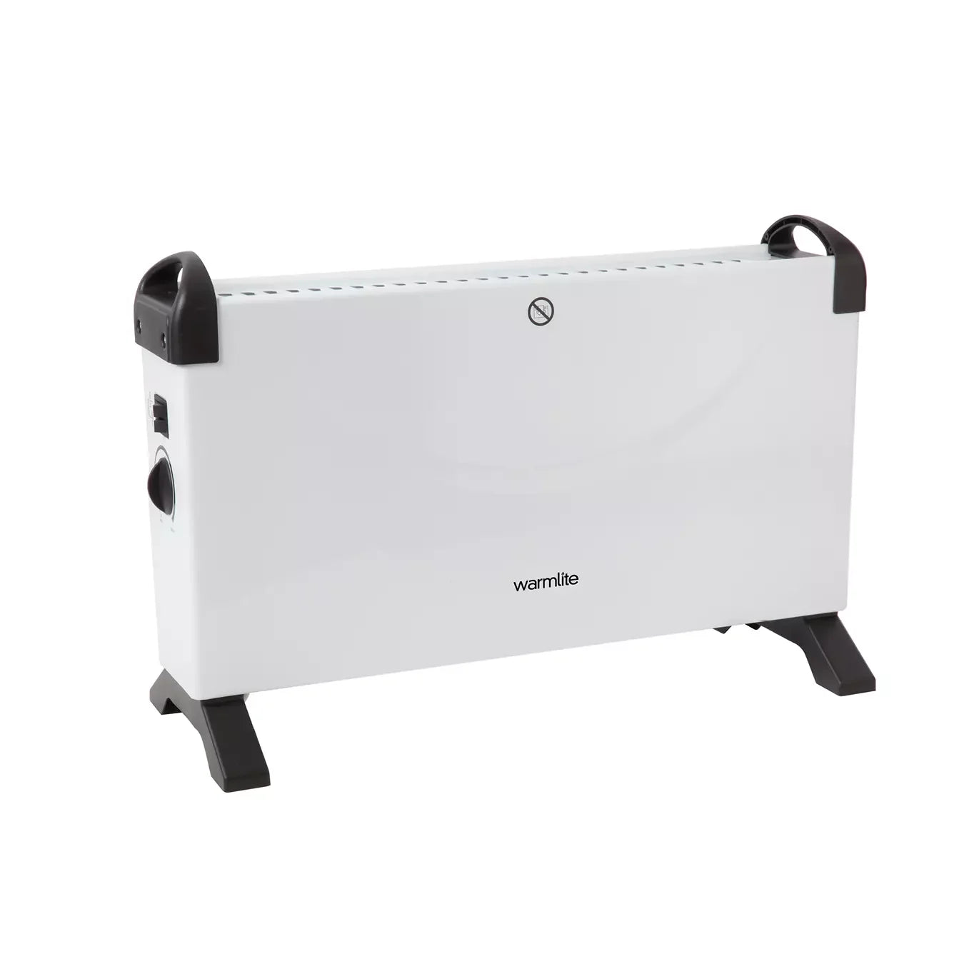 Warmlite WL41007 2000W convection heater in white - clean studio front view