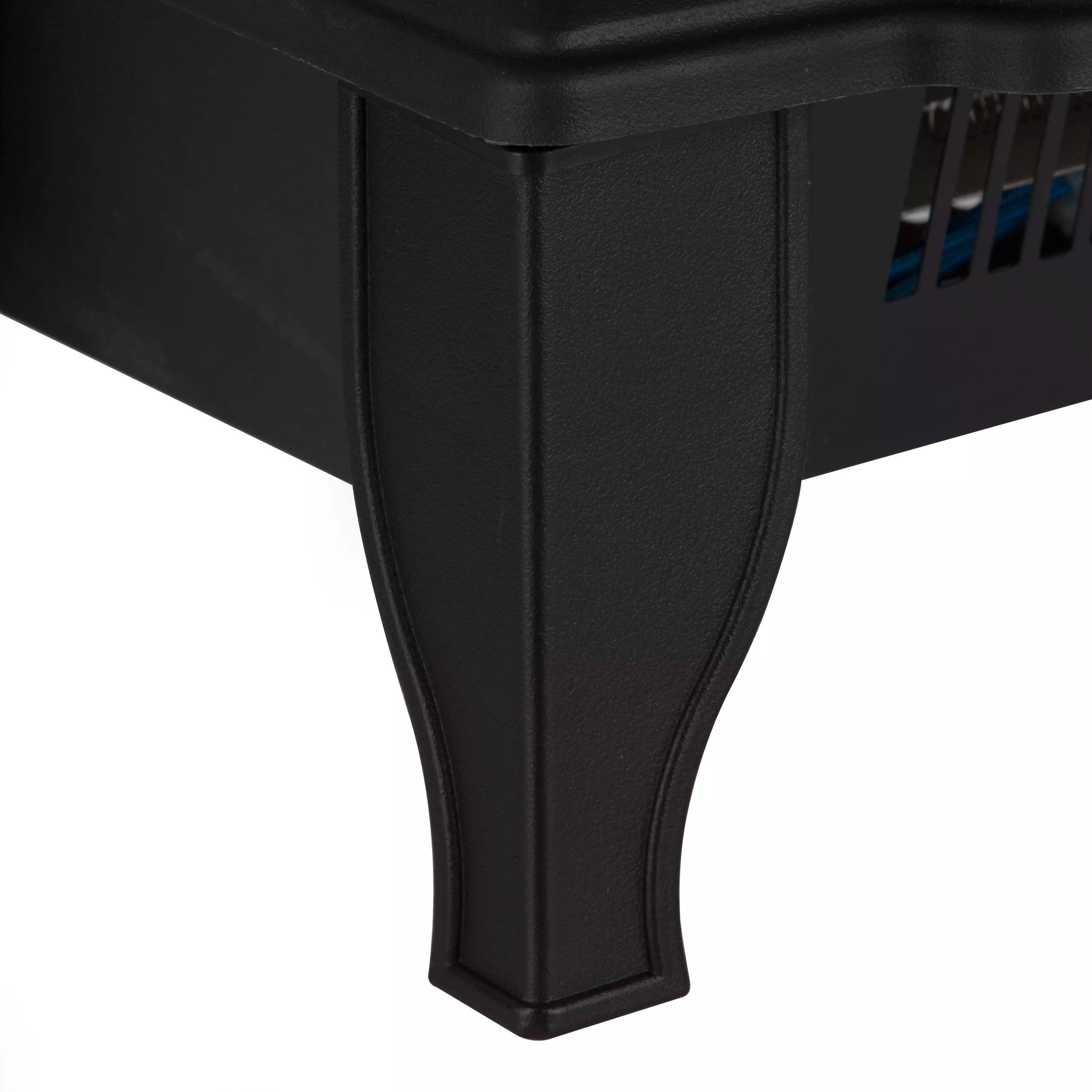 Warmlite Mable WL46021 stove fire cabriole leg and cast-effect trim detail