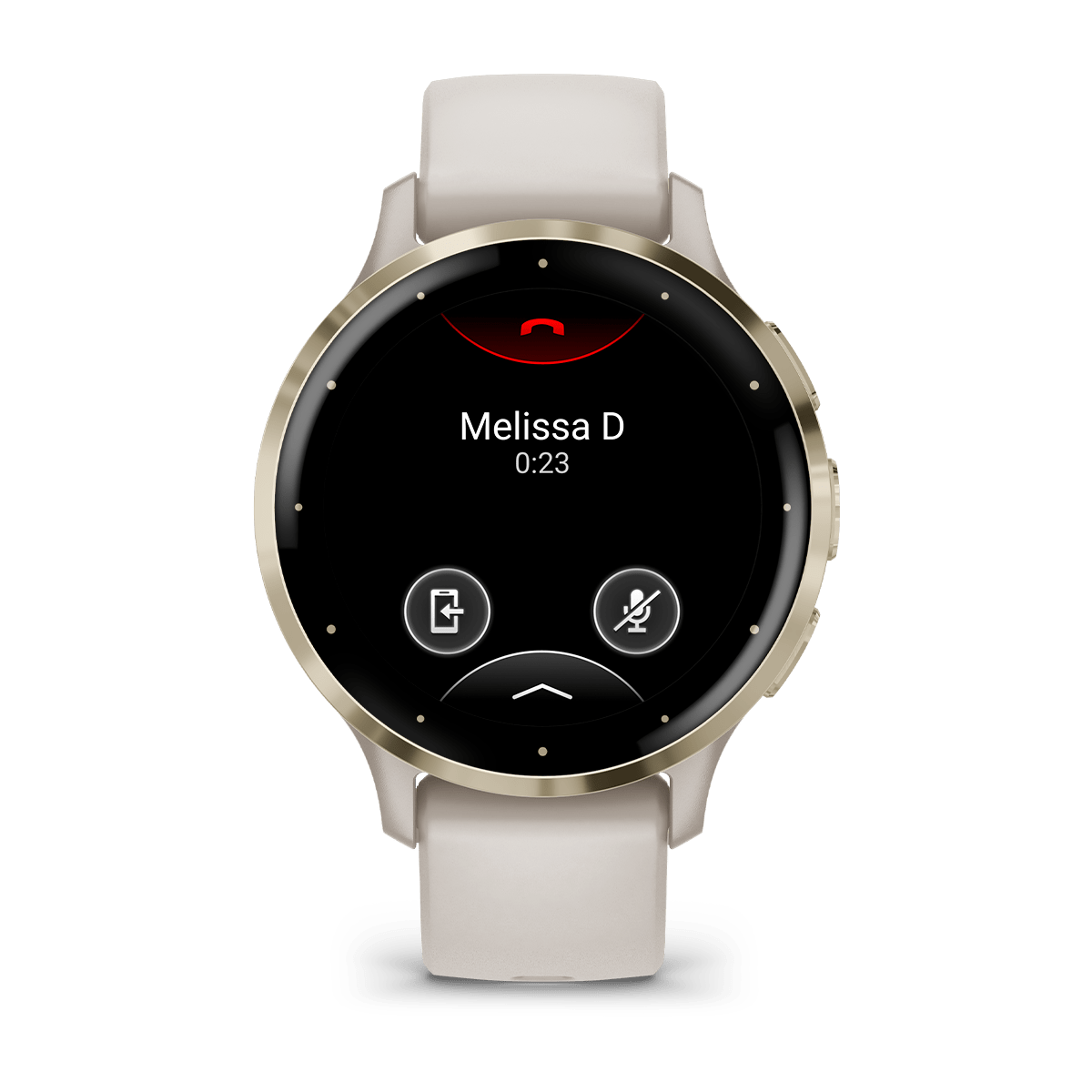 Garmin Venu 3S 41mm GPS Health Smartwatch - front view, screen on
