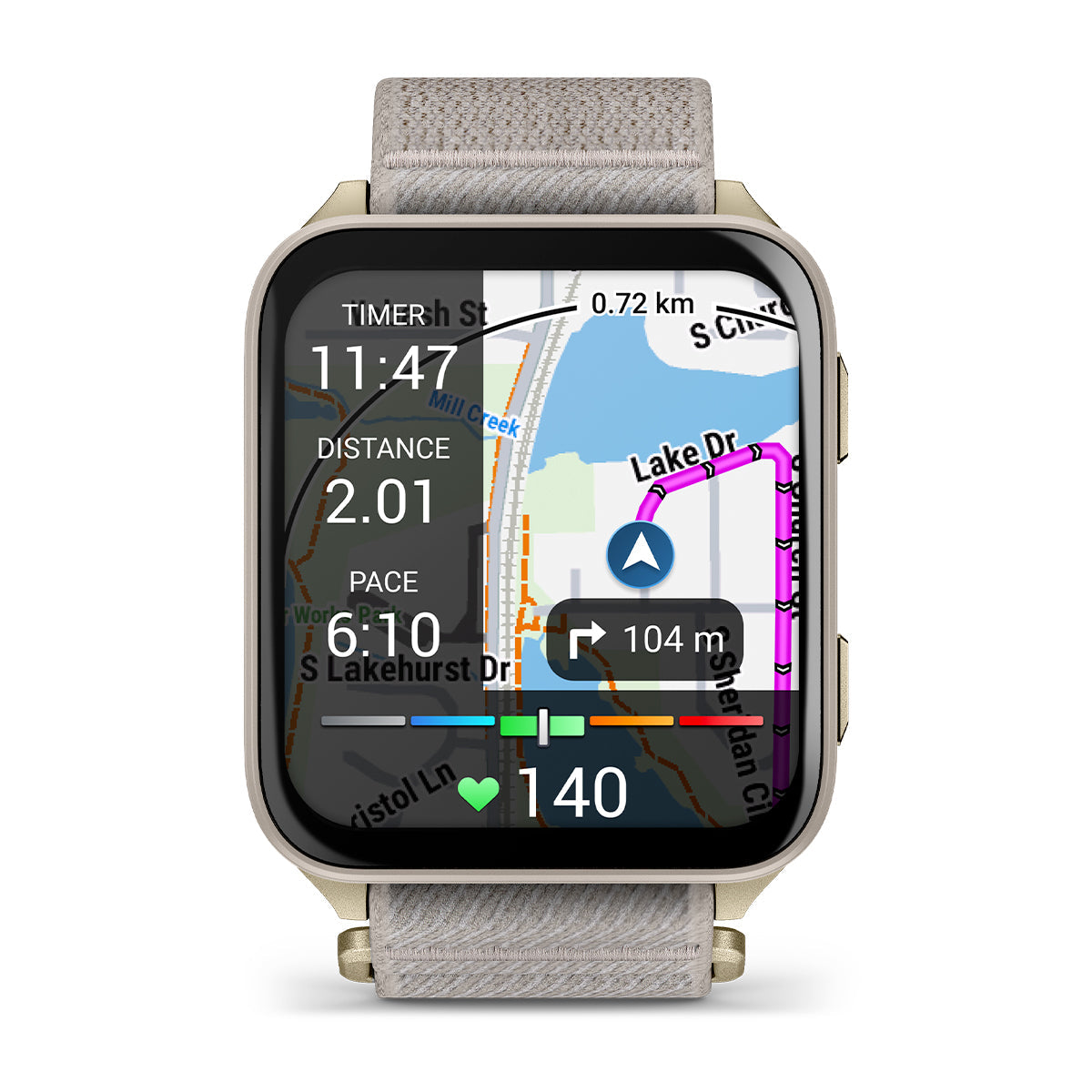 Garmin Venu X1 Ultra-Thin GPS Smartwatch - front view 2