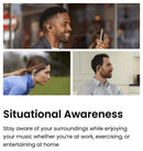 SHOKZ OpenFit True Wireless Earbuds in Black | 38-T910BK