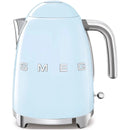 Smeg Retro 50's Style 1.7 Litre Kettle | Pastel Blue Smeg Kettle Euronics Ireland