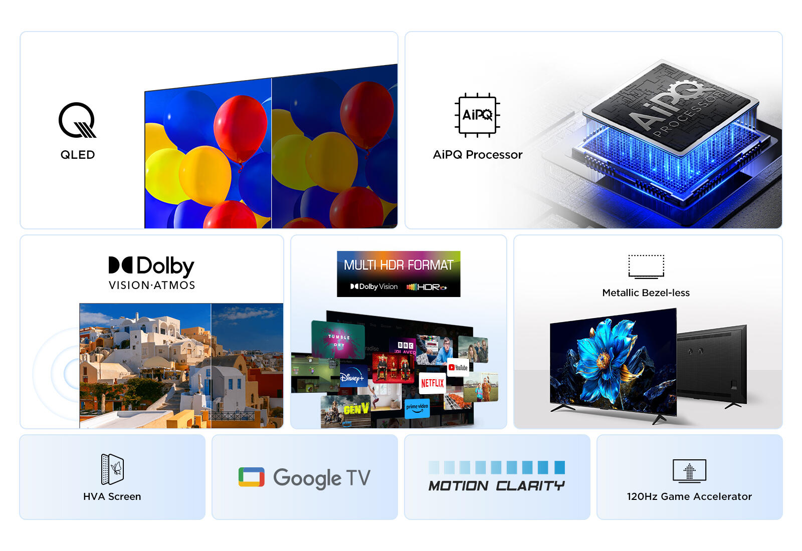 TCL 65" 60Hz QLED Google TV | 65P7K