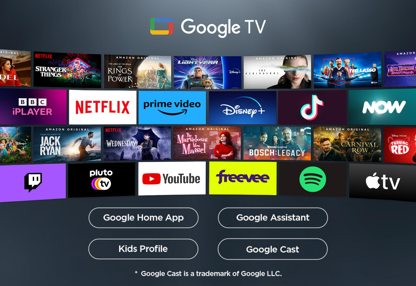 TCL 55" 60Hz QLED Google TV | 55P7K