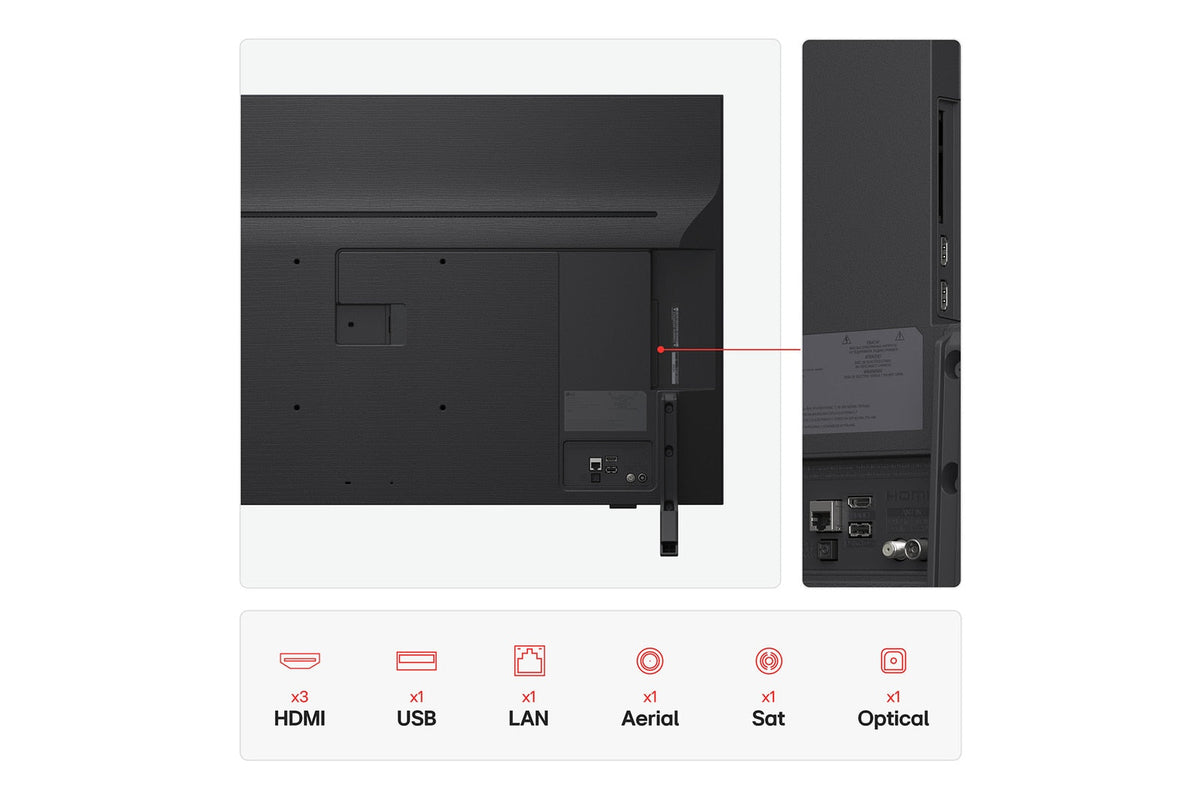 LG QNED70 43" 4K UHD QNED Smart TV | 43QNED70A6A.AEK LG TV Euronics Ireland