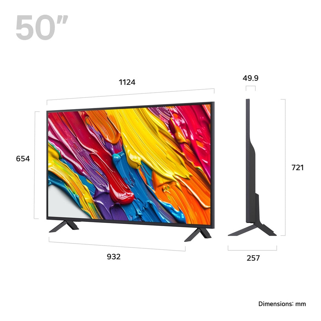 LG QNED AI 50" 4K HDR Smart TV | 50QNED82A6B.AEK LG TV Euronics Ireland