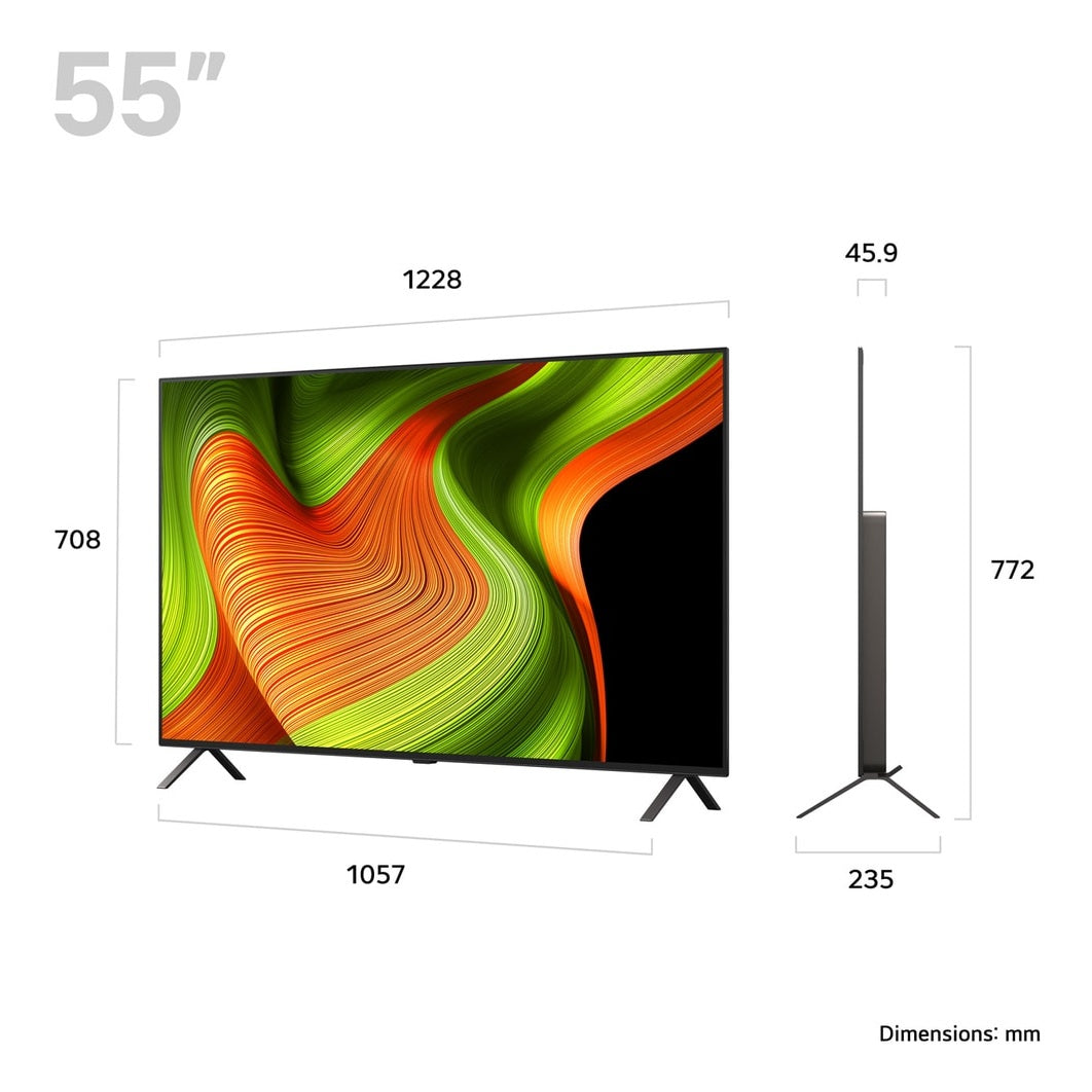 LG OLED AI 55" 4K HDR Smart TV | OLED55B56LA.AEK LG TV Euronics Ireland
