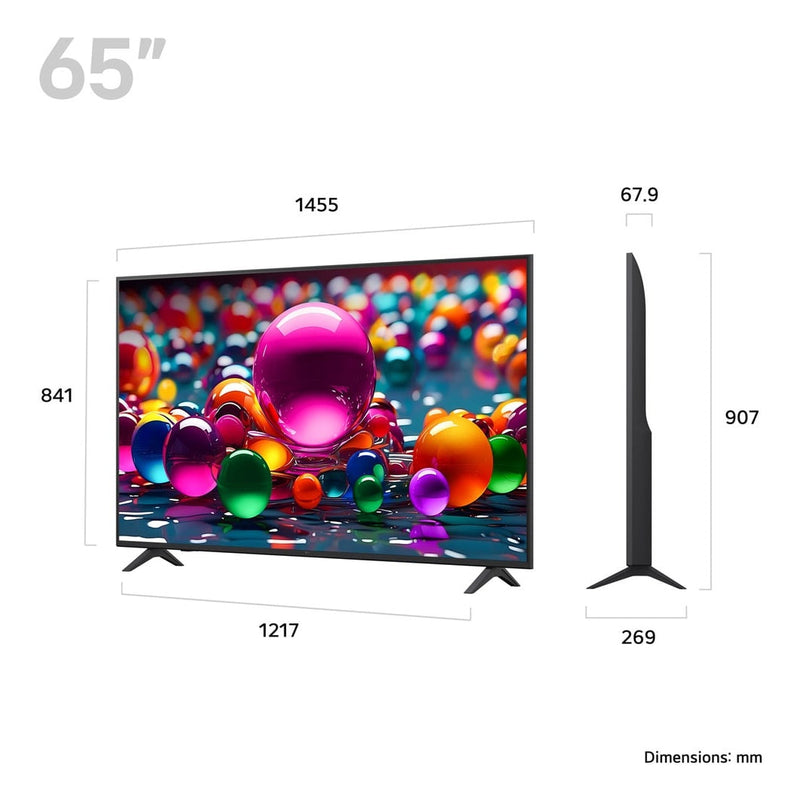 LG UA75 65" 4K UHD LED Smart TV | 65UA75006LA.AEK LG TV Euronics Ireland