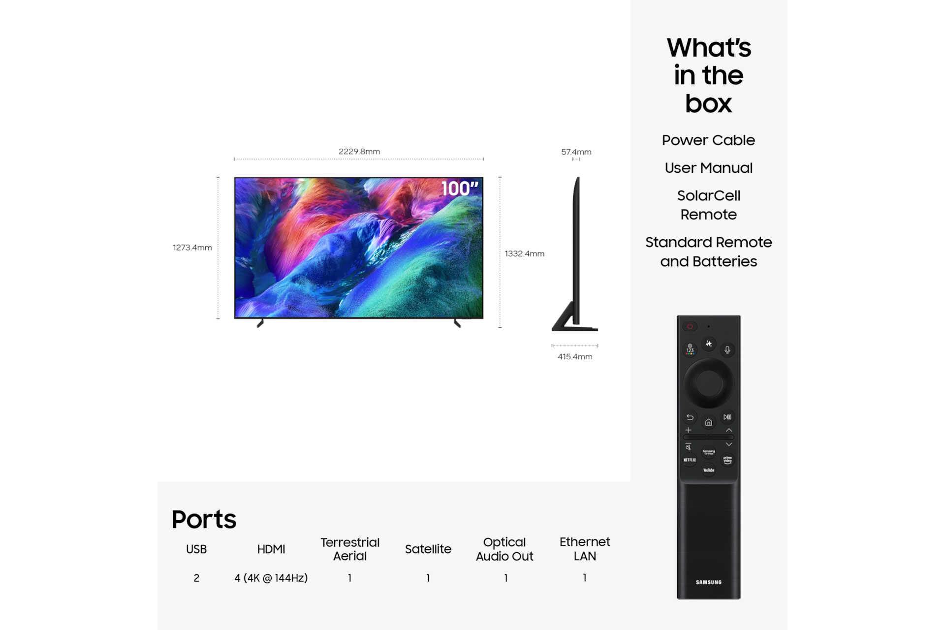 Samsung MRE100R85HUXXU 100-inch R85H Micro RGB