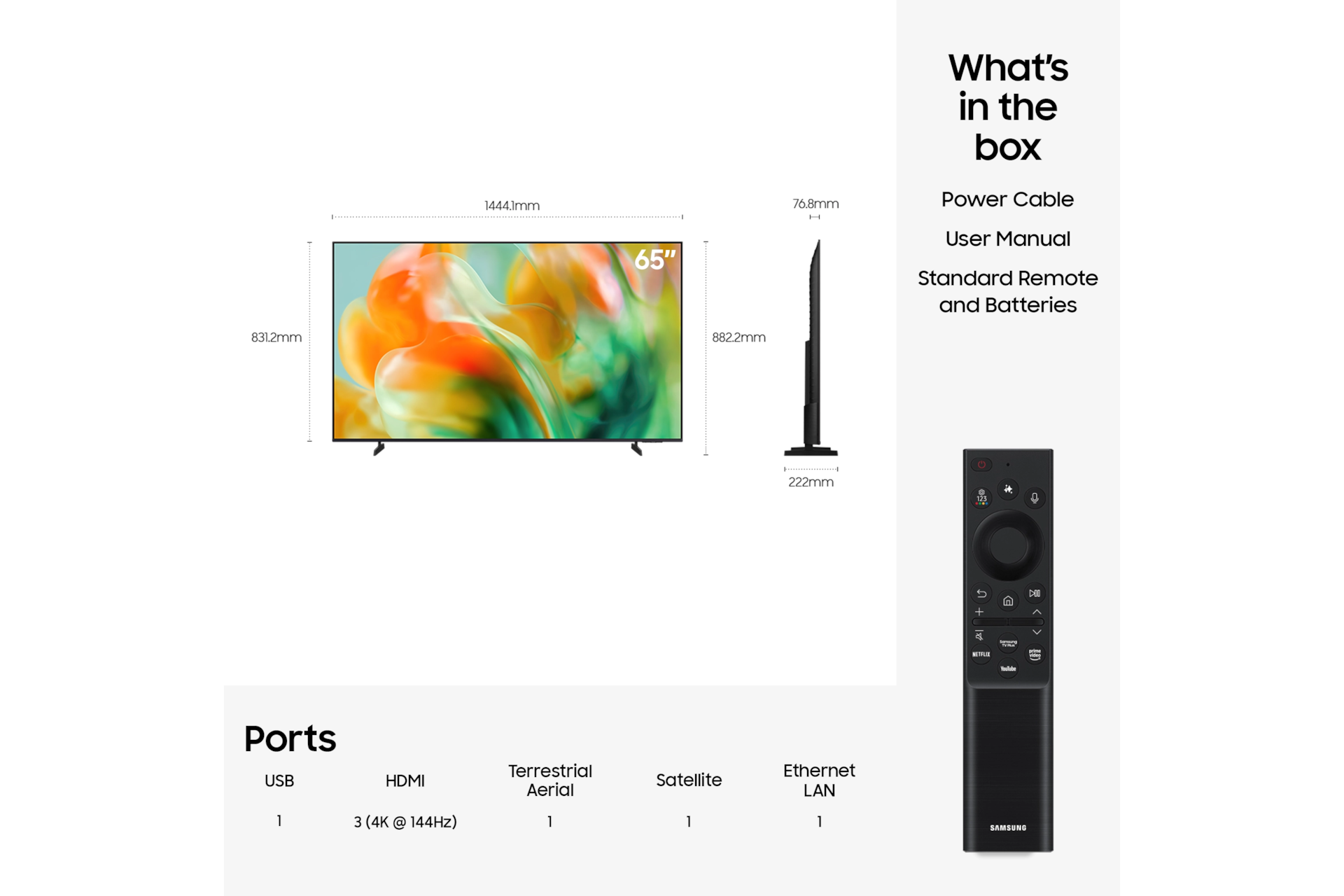 Samsung UE65M80HAUXXU 65-inch M80H Mini LED