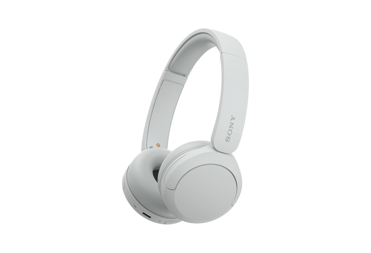Sony WH-CH520 Wireless On-Ear Headphones - White - product view