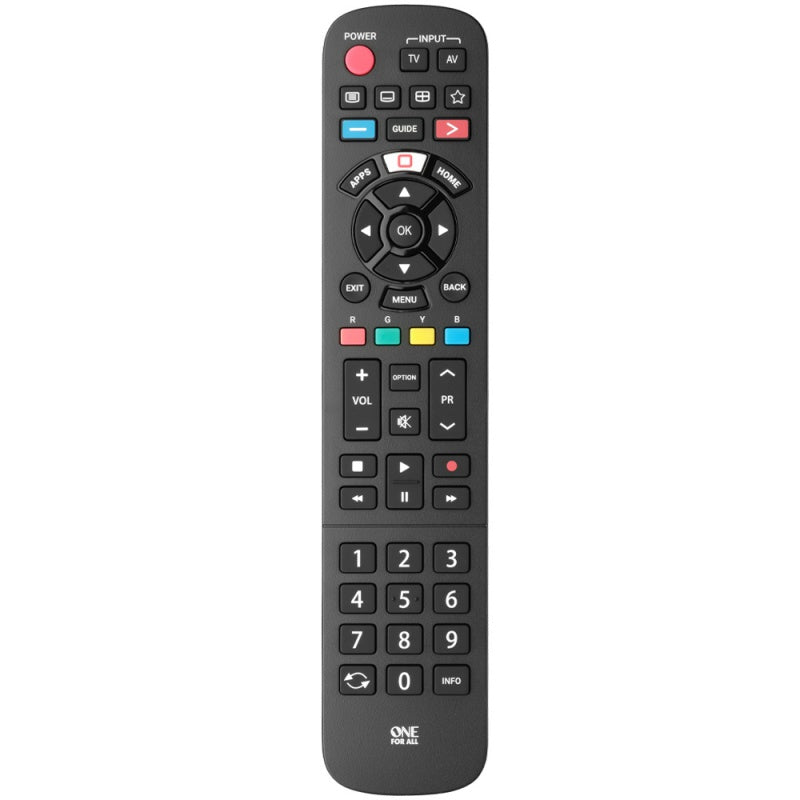 One for All URC4914 Replacement Panasonic TV Remote Control