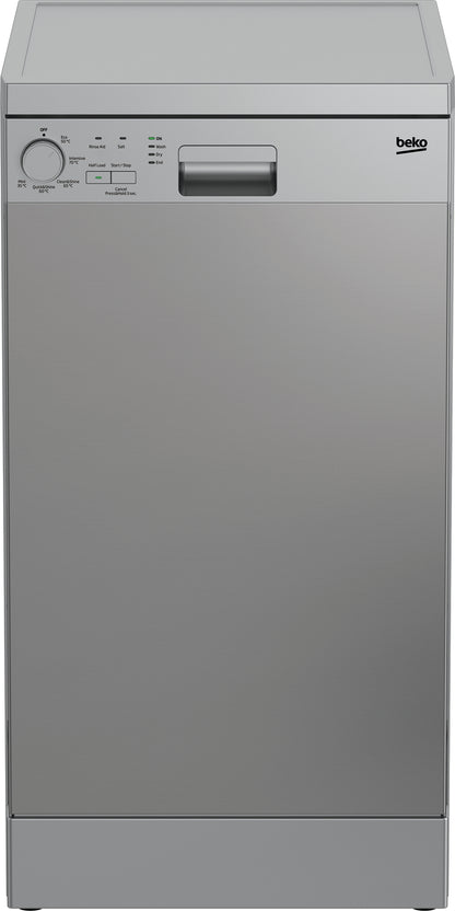Beko Freestanding Slimline 45cm Dishwasher Silver | DVS04020S