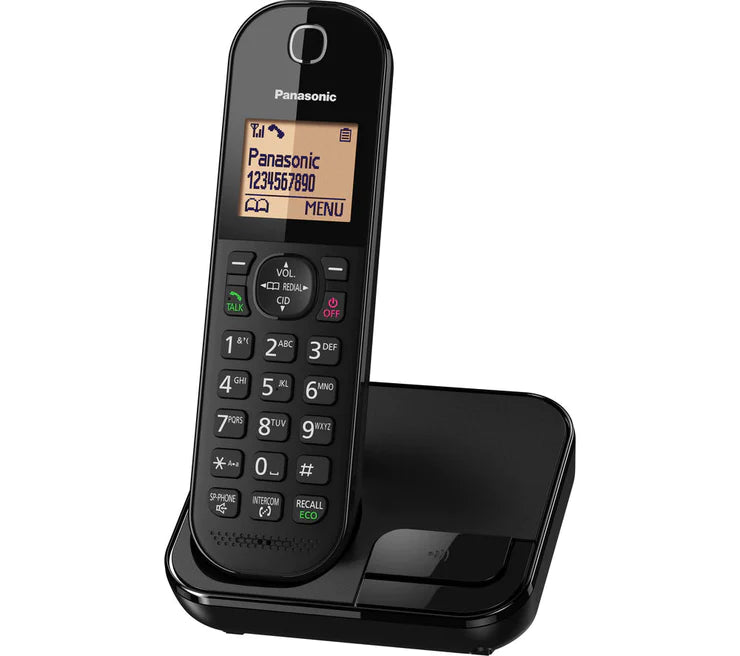 Panasonic KXTGC410EB Digital Cordless Telephone with Nuisance Call Block - Single